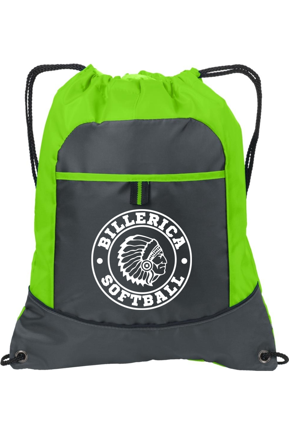 Billerica Softball Original Logo Pocket Cinch Pack