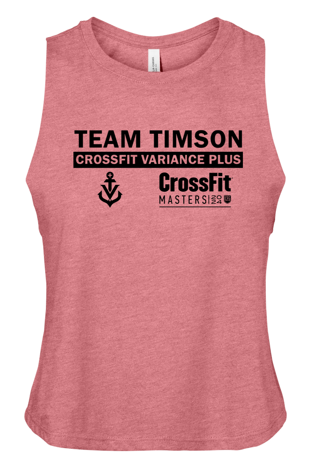 Team Timson Women's Racerback Cropped Tank