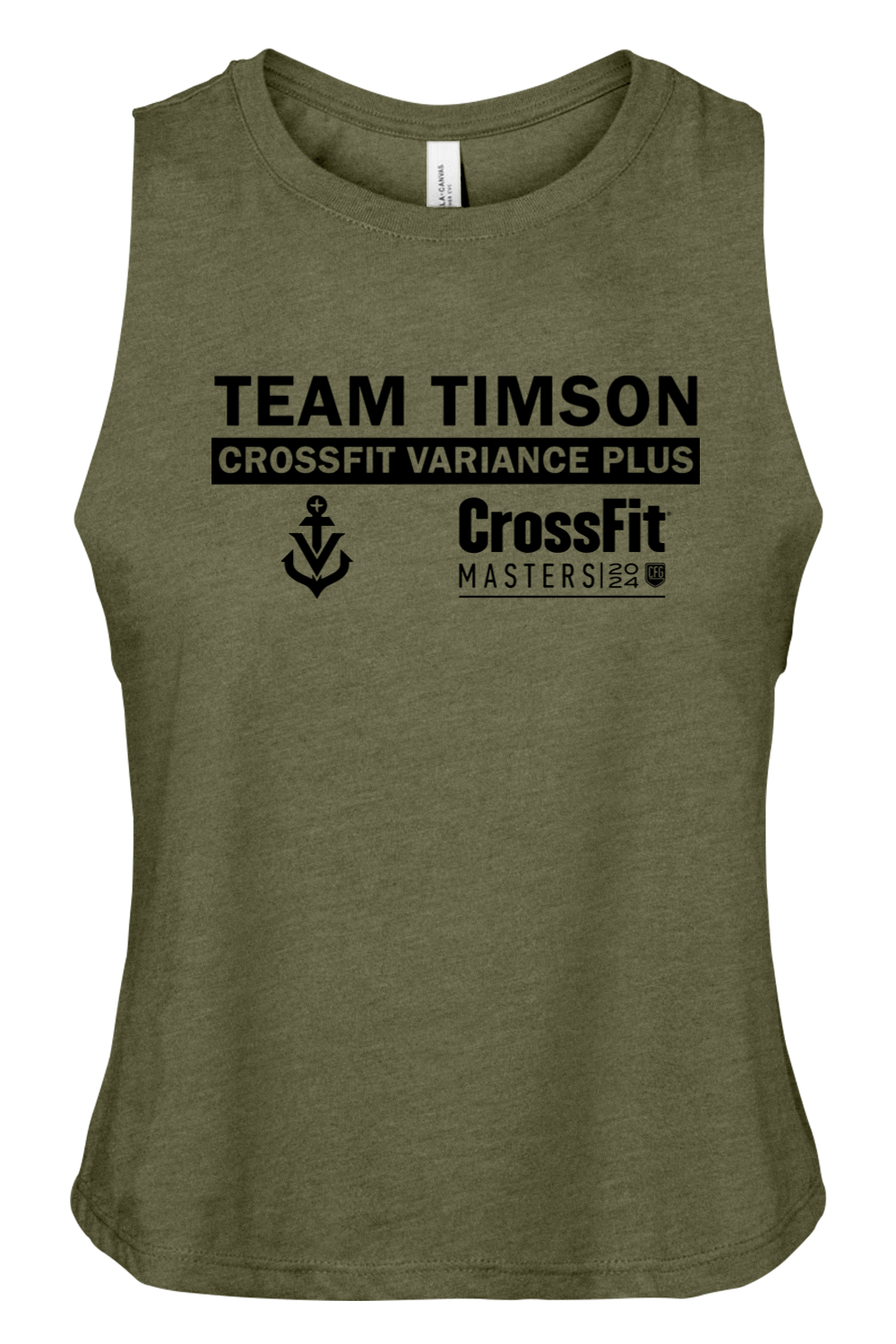 Team Timson Women's Racerback Cropped Tank