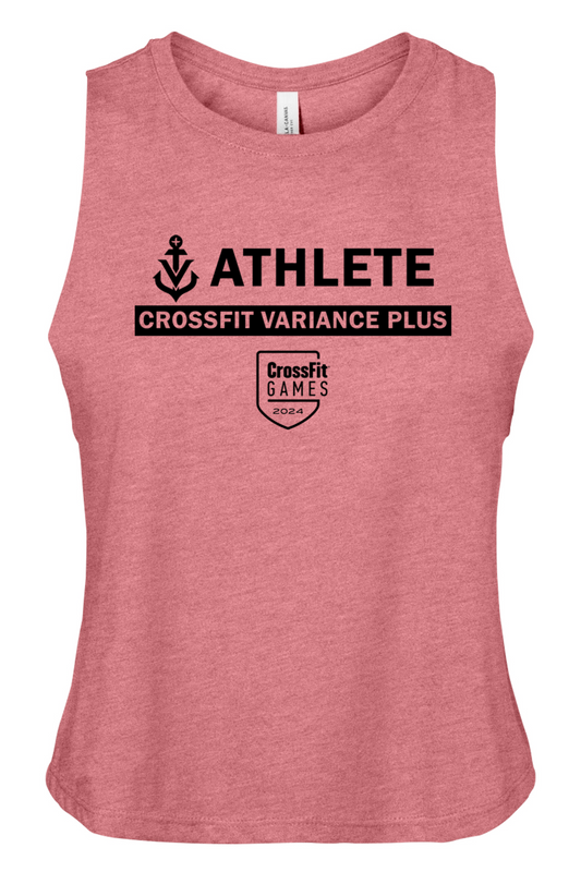 Athlete Games Women's Racerback Cropped Tank