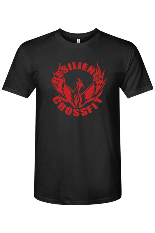 Resilience Crossfit Red Logo Triblend T-Shirt  - Unisex