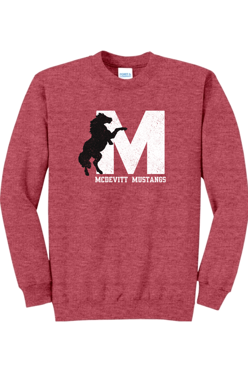 McDevitt Mustangs Crewneck Sweatshirt - Unisex Adult