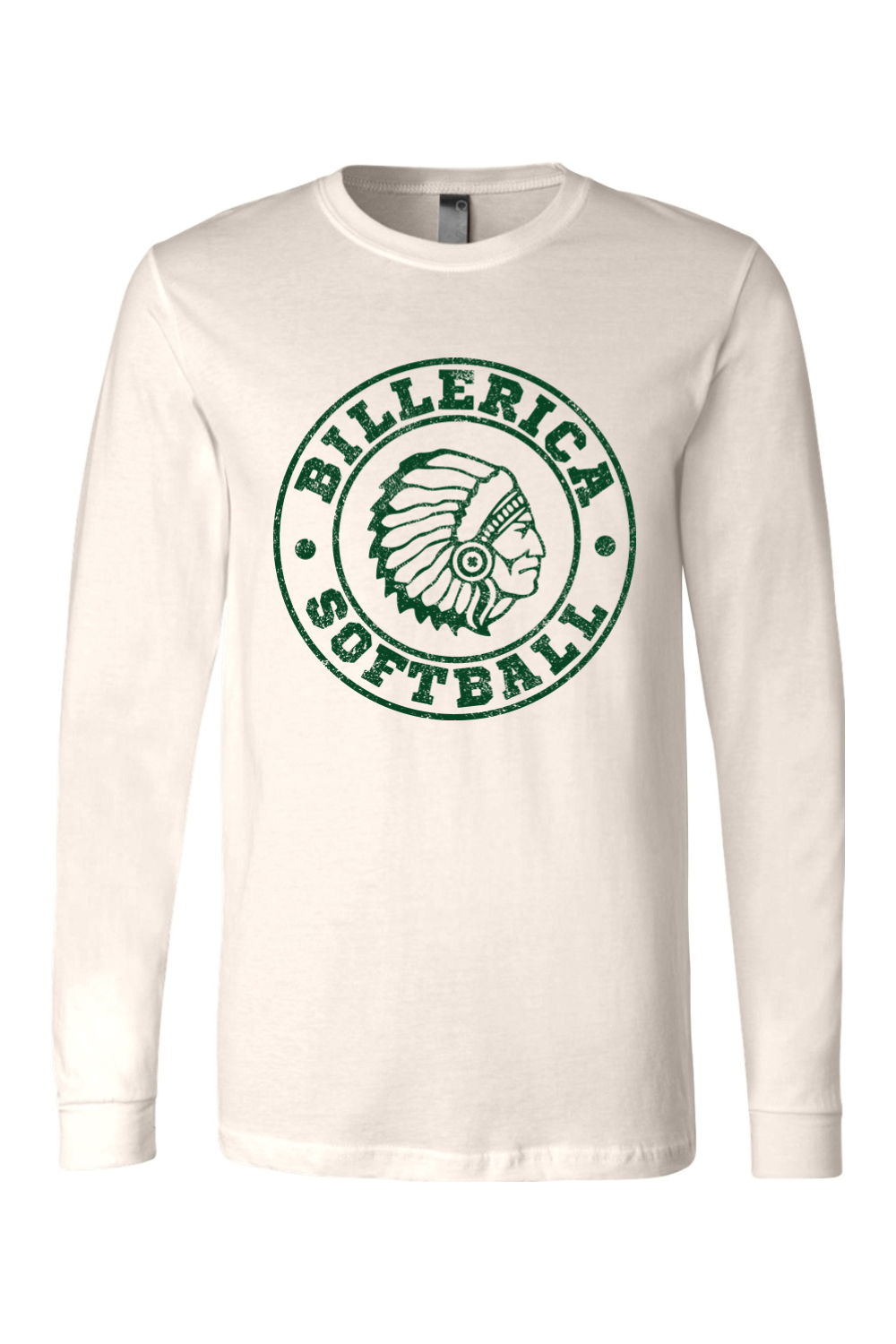 Billerica Softball Unisex Jersey Long Sleeve Tee - Adult