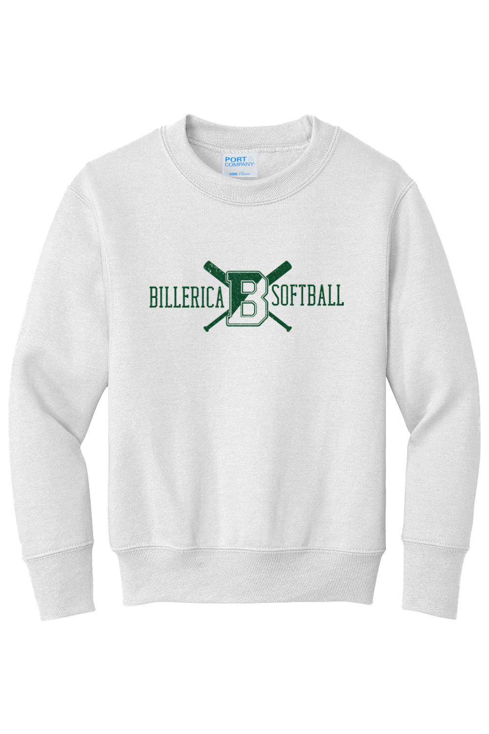 Billerica Softball Crewneck Sweatshirt - Youth