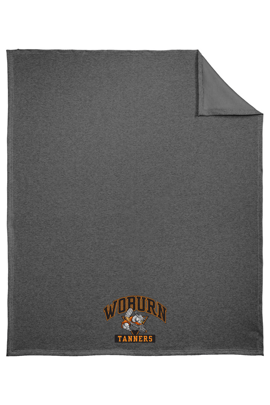 Woburn Tanners Hockey Sweatshirt Blanket