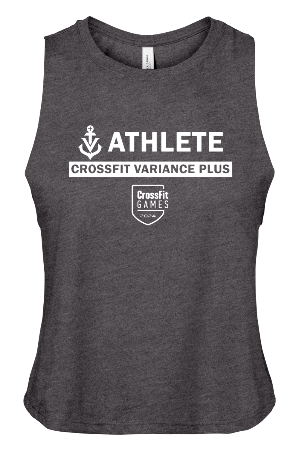 Athlete Games Women's Racerback Cropped Tank