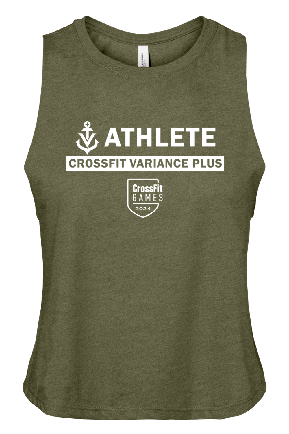 Athlete Games Women's Racerback Cropped Tank