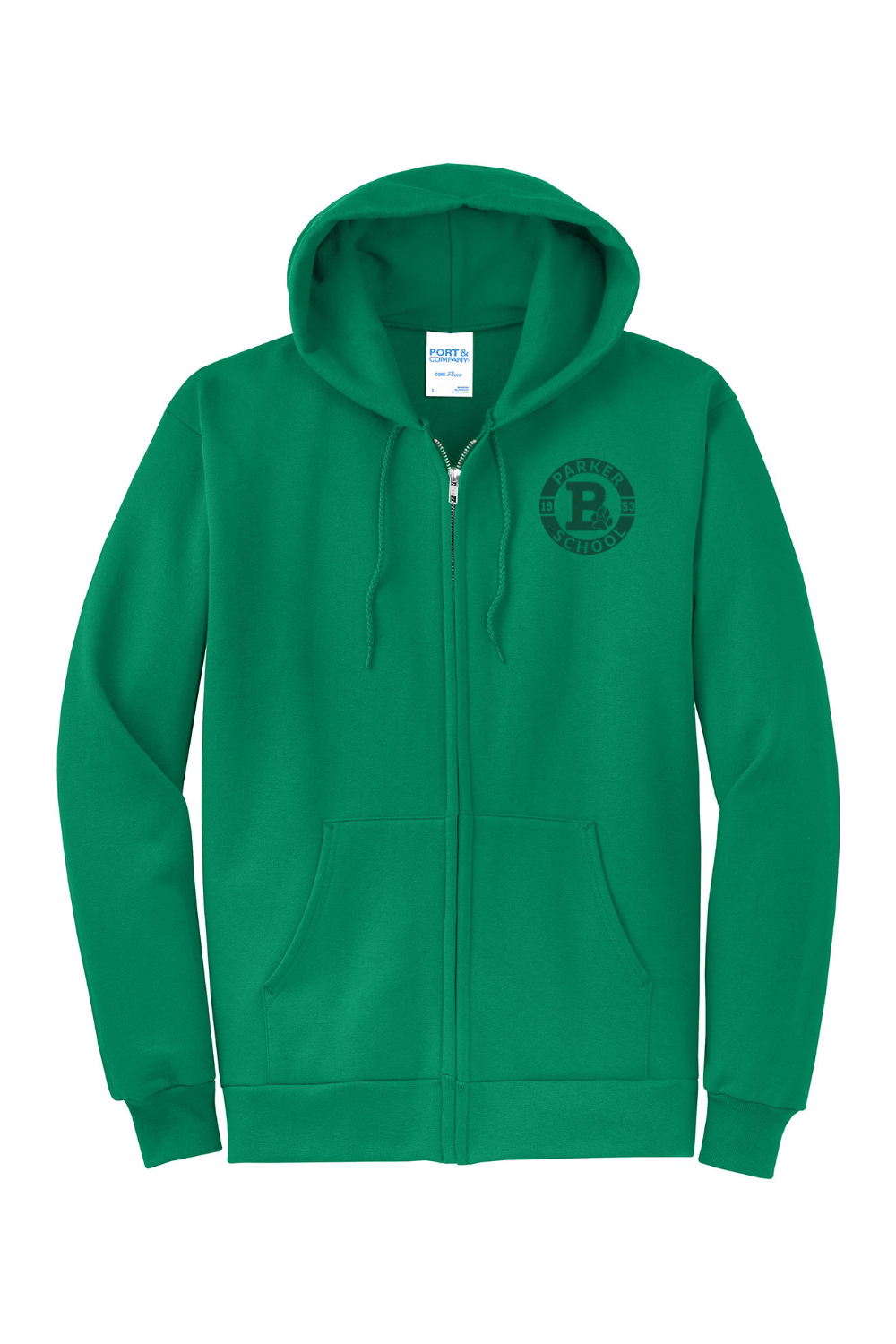 Parker School Billerica "B" Full-Zip Hoodie - Adult