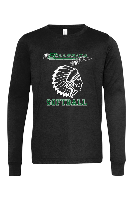 Billerica Softball Jersey Long Sleeve Tee - Youth