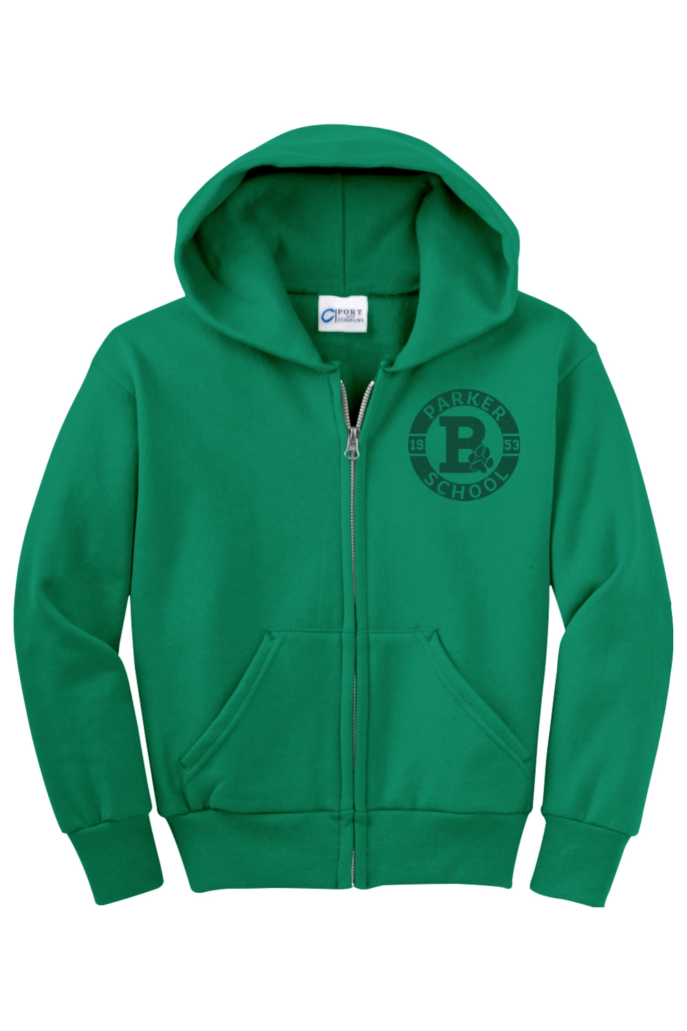 Parker School Billerica "B" Full-Zip Hoodie - Youth