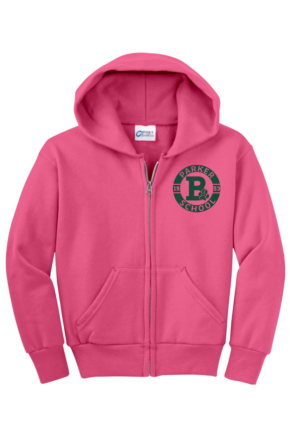 Parker School Billerica "B" Full-Zip Hoodie - Youth