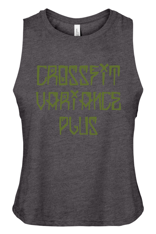 Crossfit Variance Plus Halloween Women's Racerback Cropped Tank