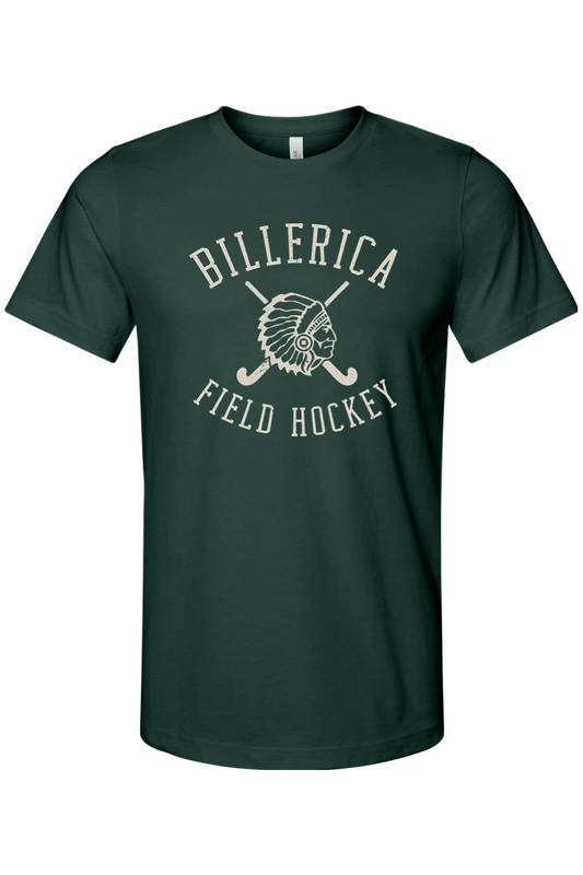 Billerica Field Hockey Mascot Unisex Jersey Tee - Adult