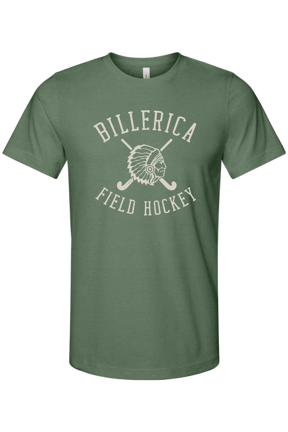 Billerica Field Hockey Mascot Unisex Jersey Tee - Adult