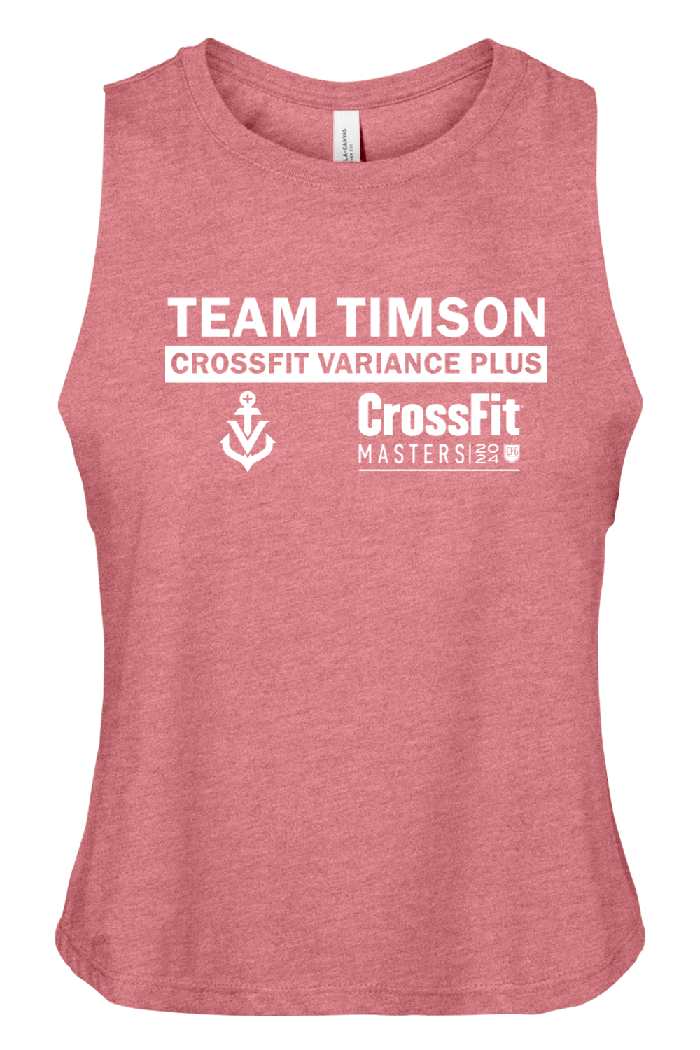 Team Timson Women's Racerback Cropped Tank