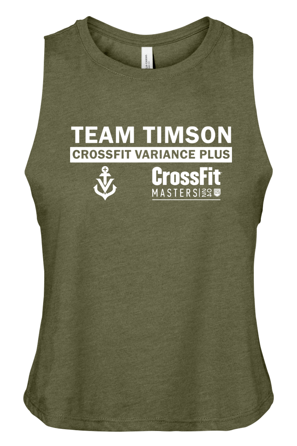 Team Timson Women's Racerback Cropped Tank