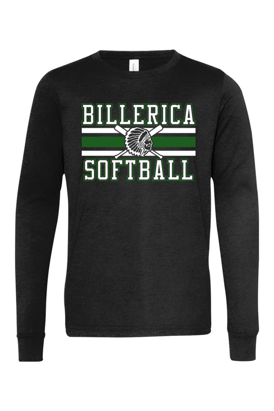 Billerica Softball Jersey Long Sleeve Tee - Youth