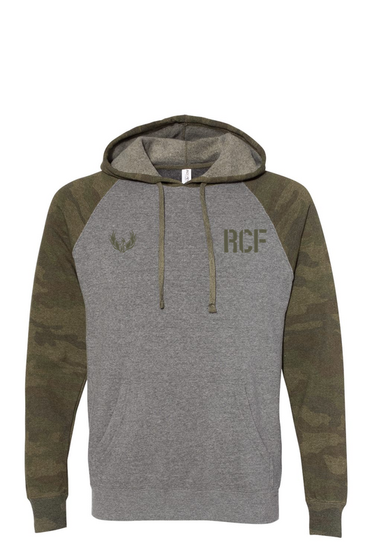 Resilience Crossfit Flag Unisex Raglan Hoodie