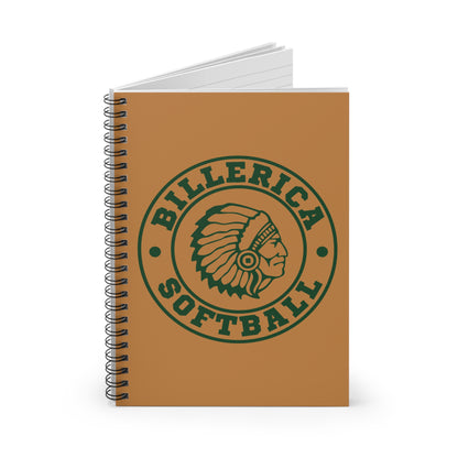 Billerica Softball Original Logo Notebook - 6" x 8"