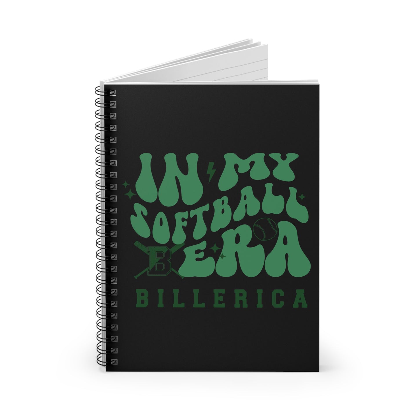 Billerica Softball Era Notebook - 6" x 8"