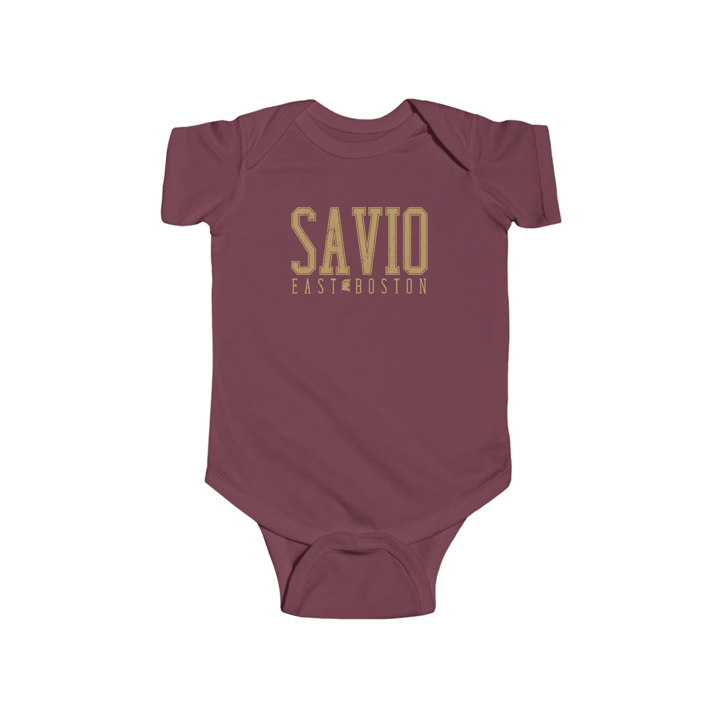 Savio East Boston Baby Onesie