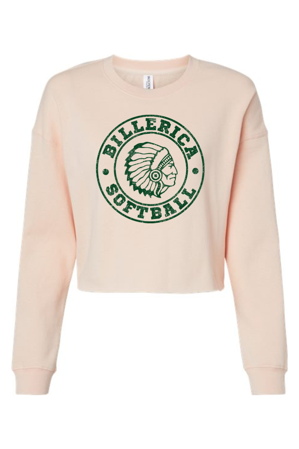 Billerica Softball Women's Cropped Crewneck Sweatshirt