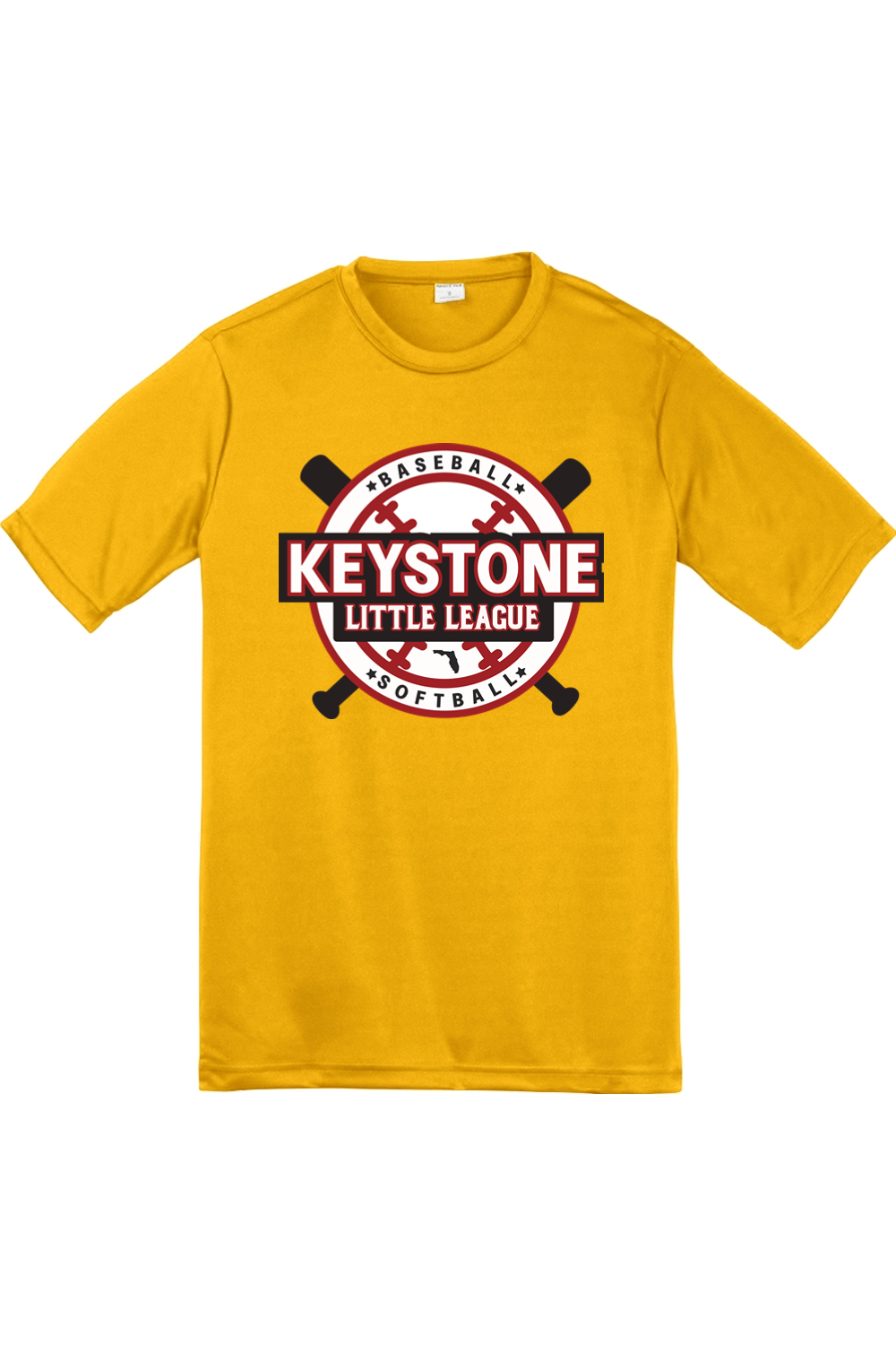 Keystone Little League Youth Competitor Tee 100% polyester