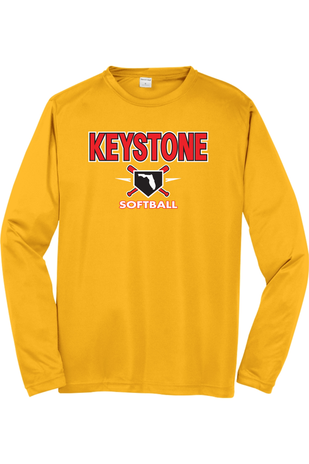 Keystone Softball Unisex Competitor Long Sleeve 100% polyester