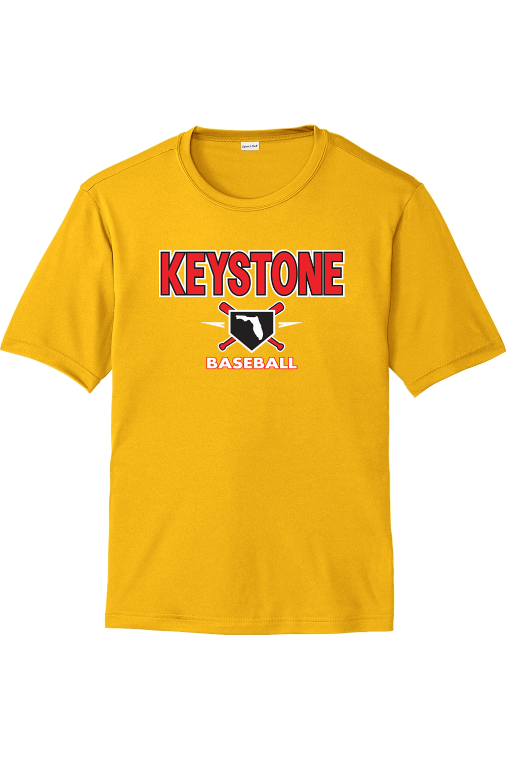 Keystone Baseball Unisex Competitor Tee - Team Colors 100% polyester