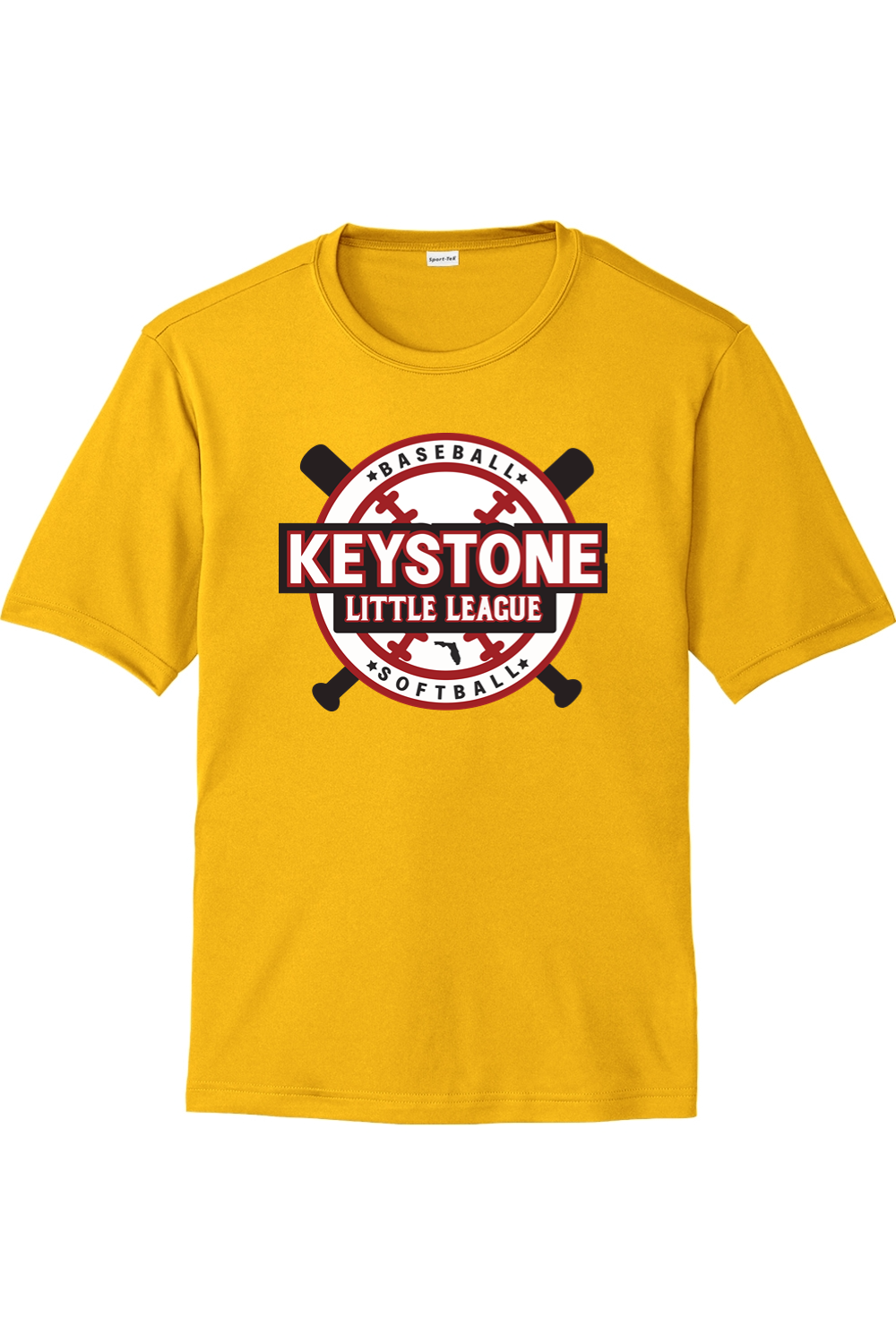 Keystone Little League Unisex Competitor Tee - Team Colors 100% polyester