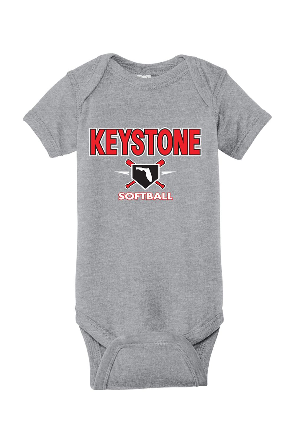 Keystone Softball Baby Onesie