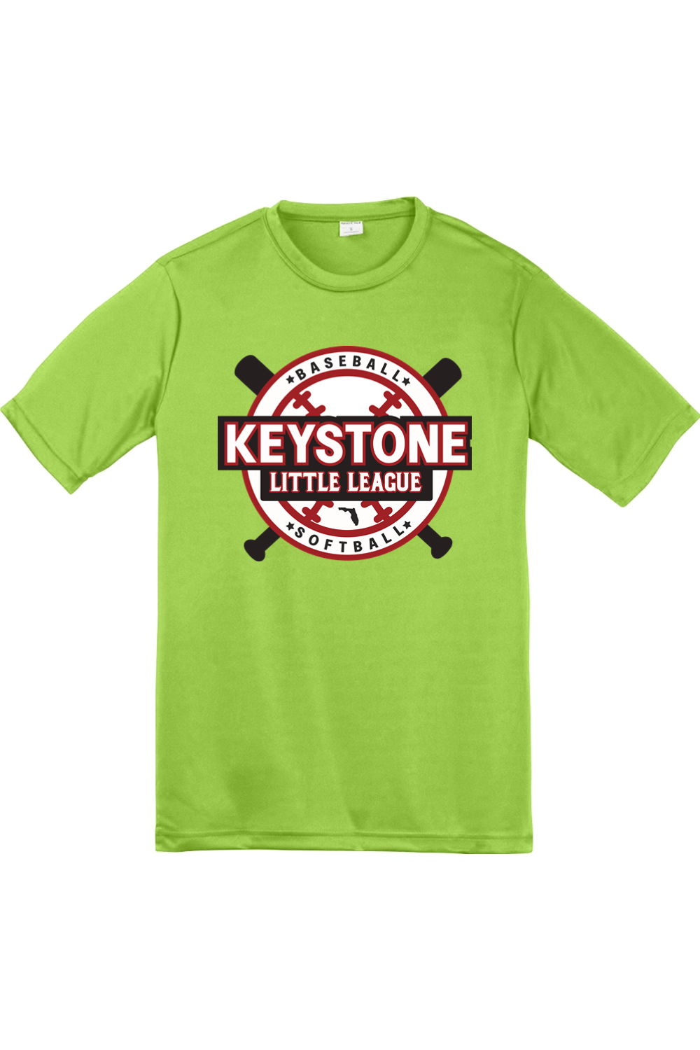 Keystone Little League Youth Competitor Tee 100% polyester