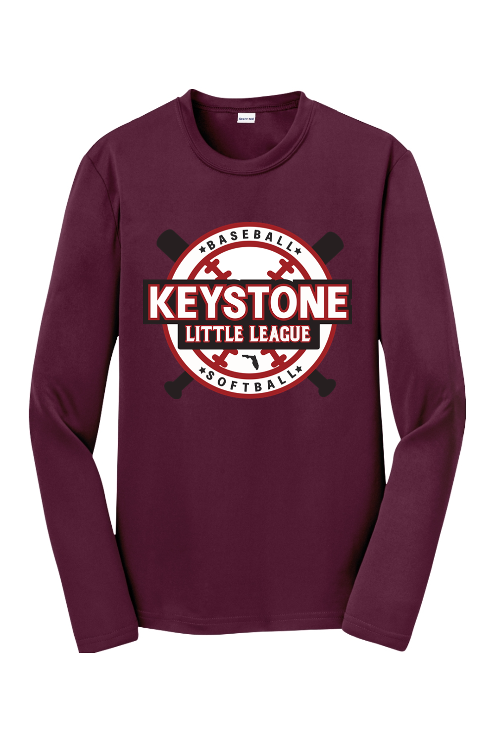 Keystone Little League Youth Competitor Long Sleeve 100% polyester