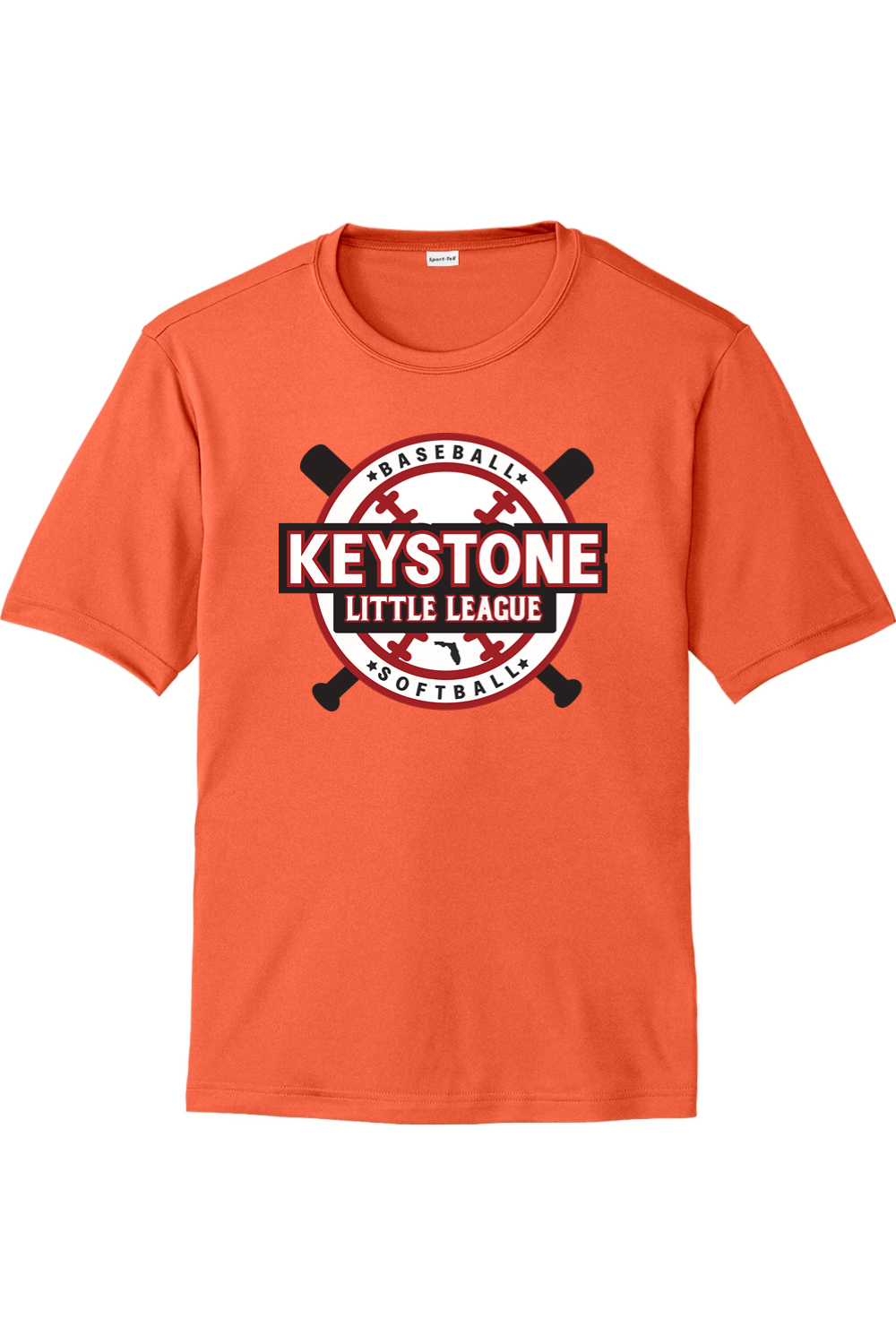 Keystone Little League Unisex Competitor Tee - Team Colors 100% polyester