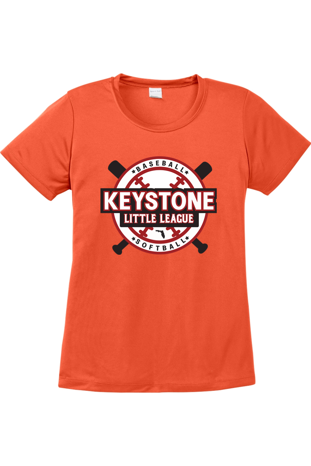 Keystone Little League Women's Competitor Tee 100% polyester