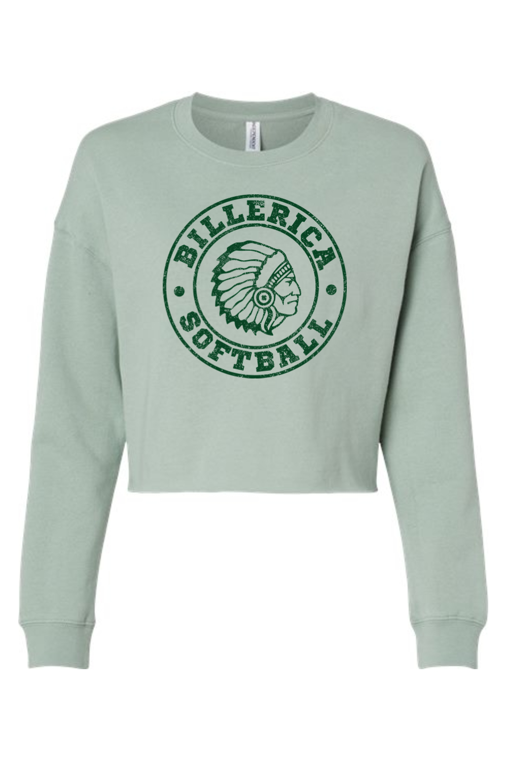 Billerica Softball Women's Cropped Crewneck Sweatshirt