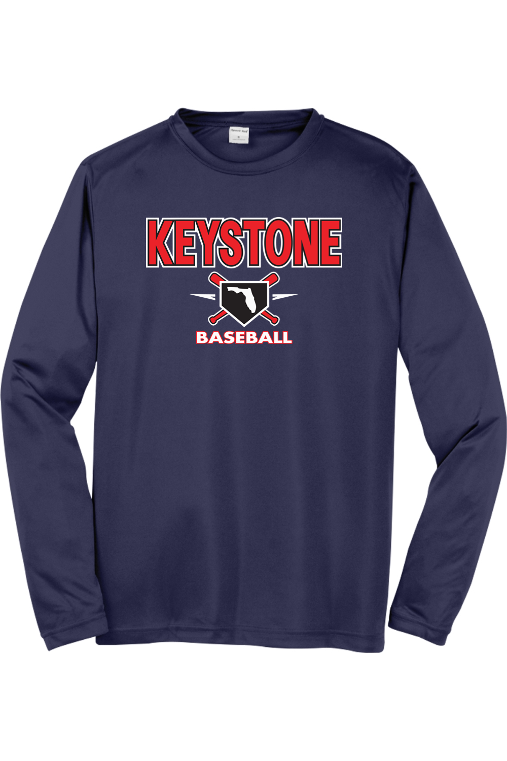 Keystone Baseball Unisex Competitor Long Sleeve 100% polyester