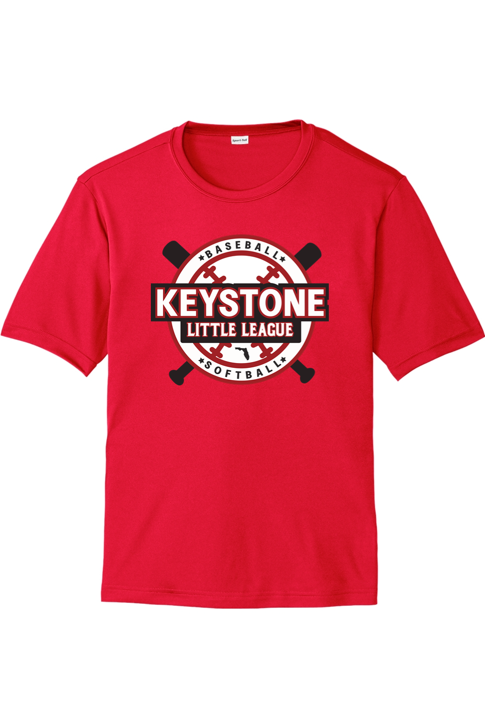 Keystone Little League Unisex Competitor Tee - Team Colors 100% polyester