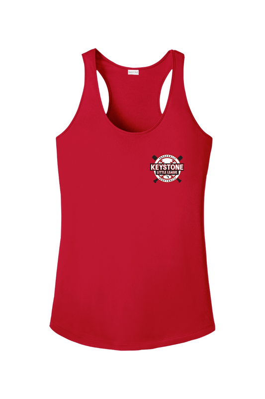 Keystone Little League Ladies PosiCharge Competitor Racerback Tank - Small Logo