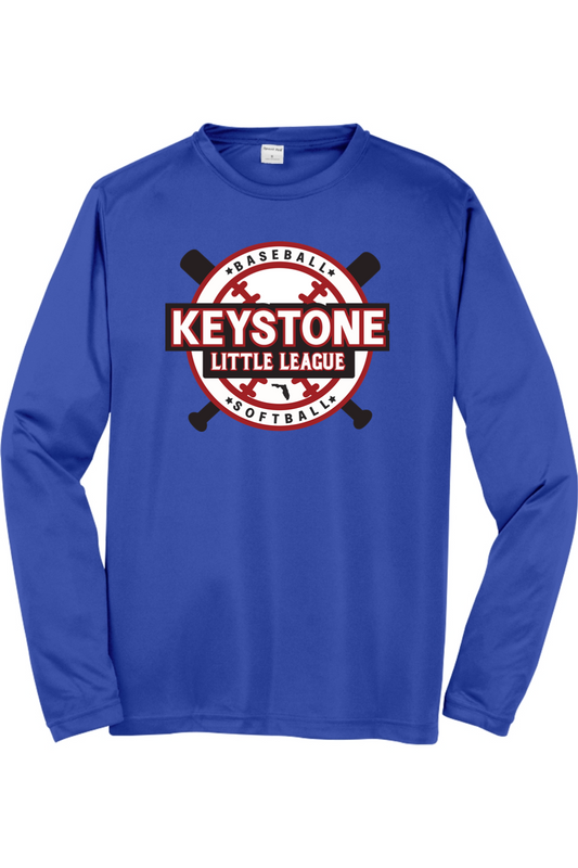 Keystone Little League Unisex Competitor Long Sleeve 100% polyester