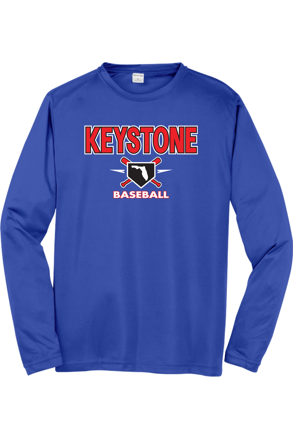 Keystone Baseball Unisex Competitor Long Sleeve 100% polyester