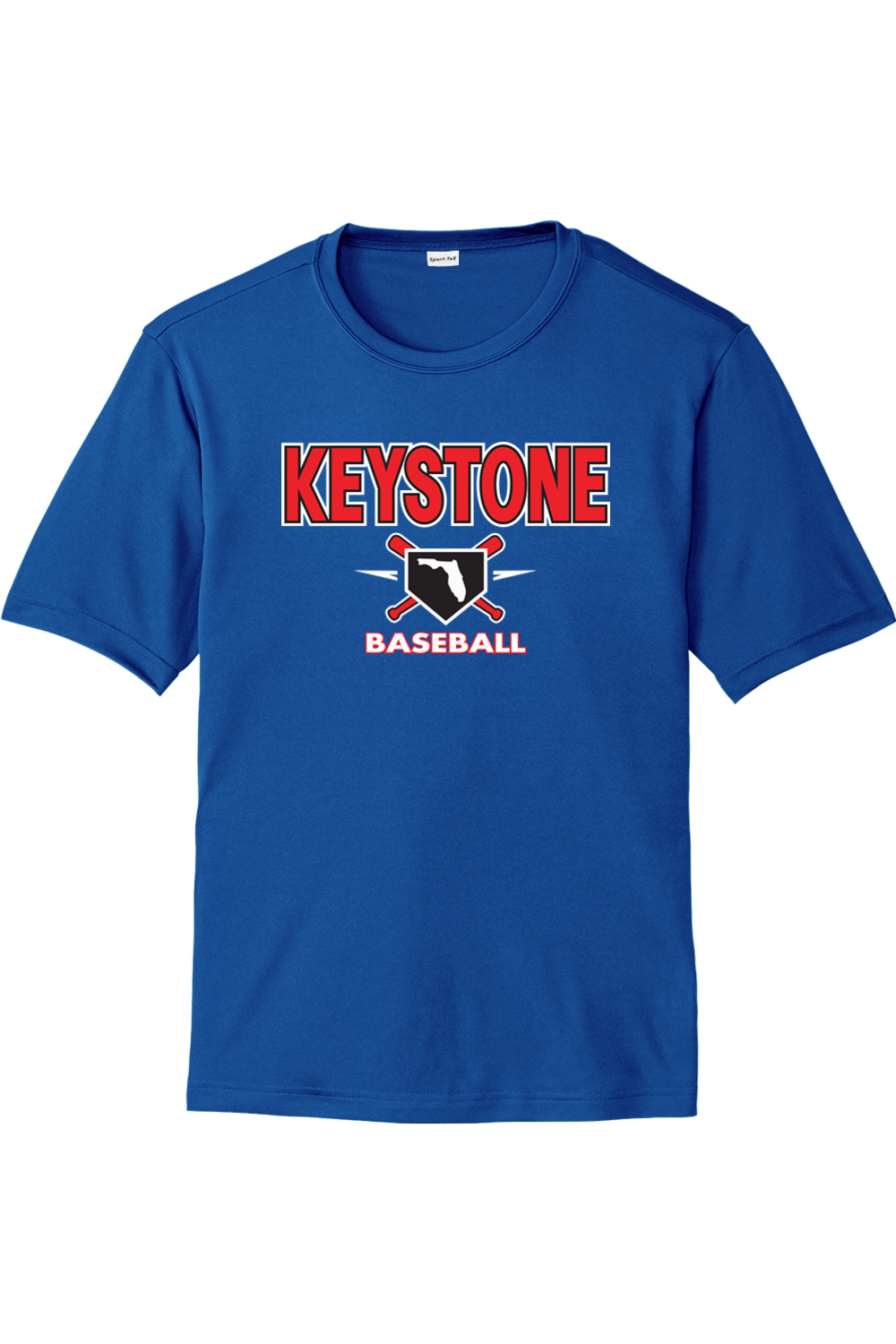 Keystone Baseball Unisex Competitor Tee - Team Colors 100% polyester