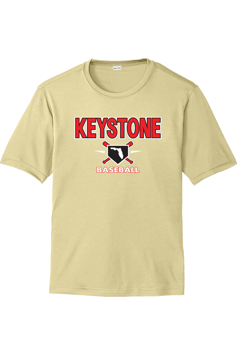 Keystone Baseball Unisex Competitor Tee - Team Colors 100% polyester