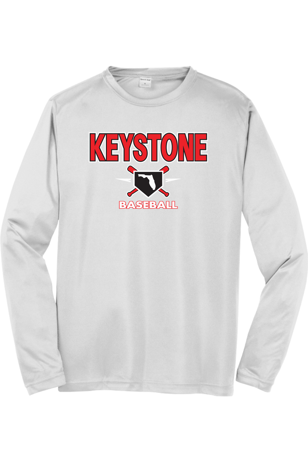 Keystone Baseball Unisex Competitor Long Sleeve 100% polyester